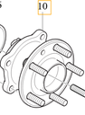 MAZA DELANTERA V40 (13-) CC